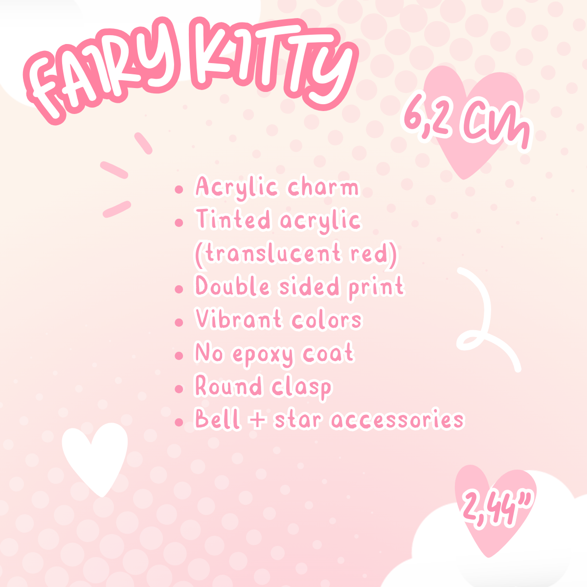 Fairy Kitty Charm (Made to order)