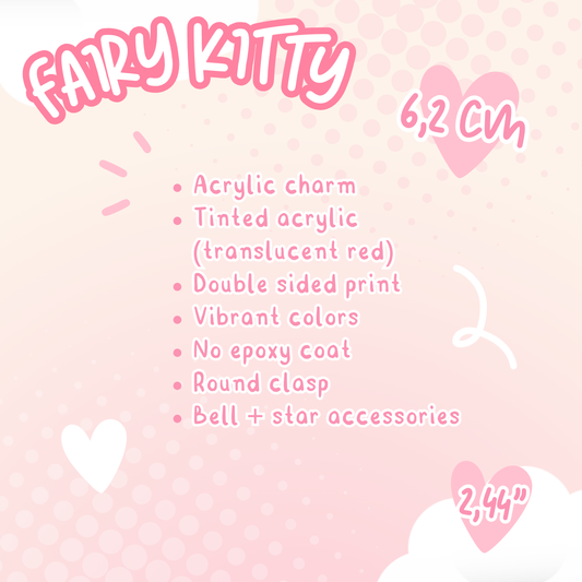 Fairy Kitty Charm (Made to order)