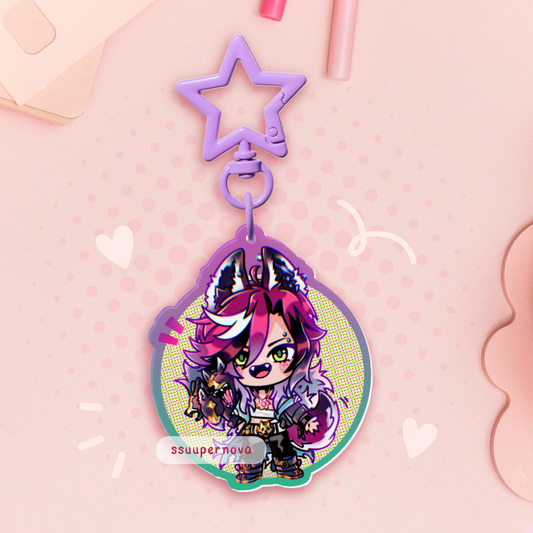 NIJI Doppio - Acrylic Charm (Made to order)