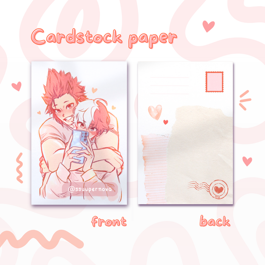 Kiritodo "selfie" postcard