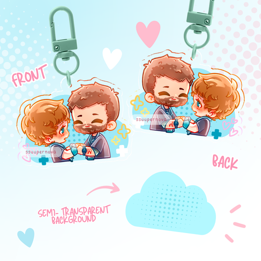 The Pitt Hucklerobby - Acrylic charm (Made to order)