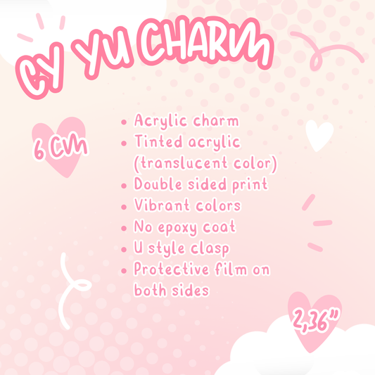 VTUBER Cyyu - Acrylic Charm (Made to order)
