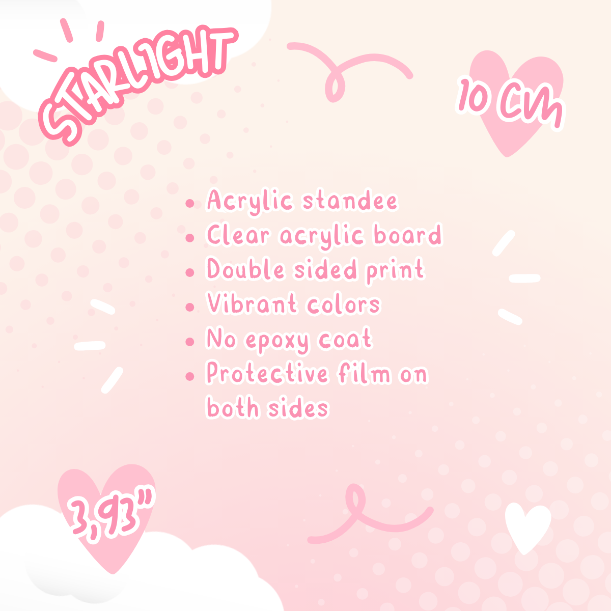 "Starlight" Acrylic Standee (Made to order)