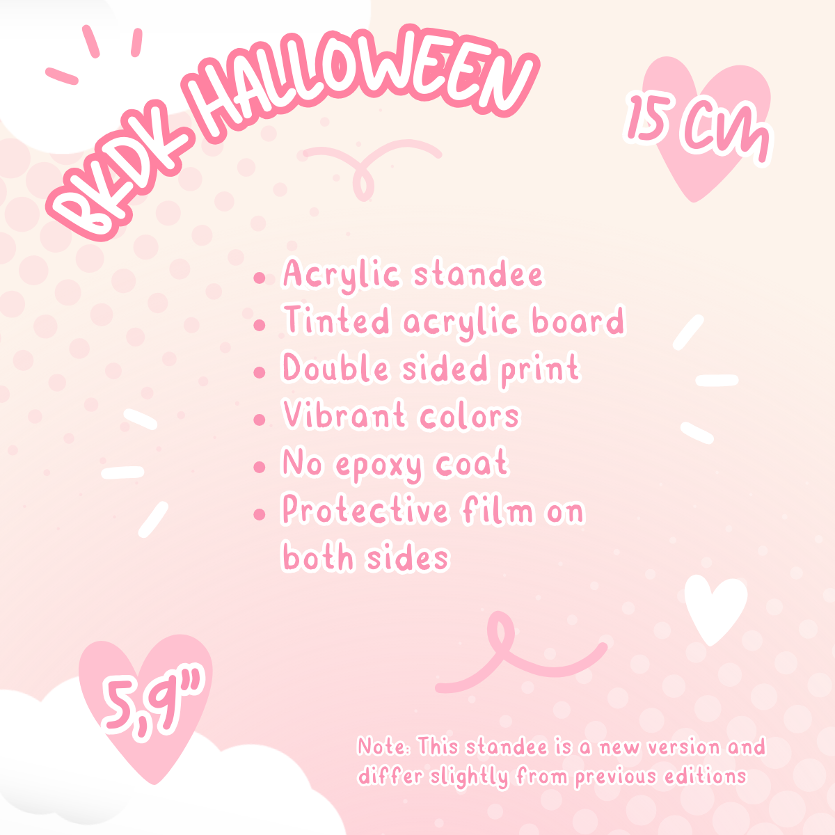 Halloween Standee - Bkdk (Made to order)