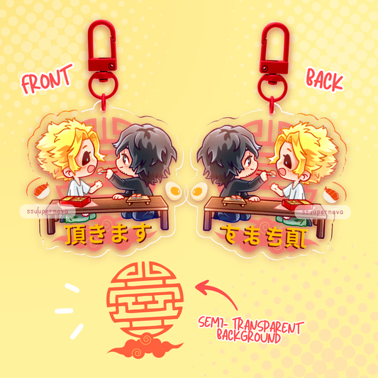 Itadakimasu - Acrylic charm (Made to order)