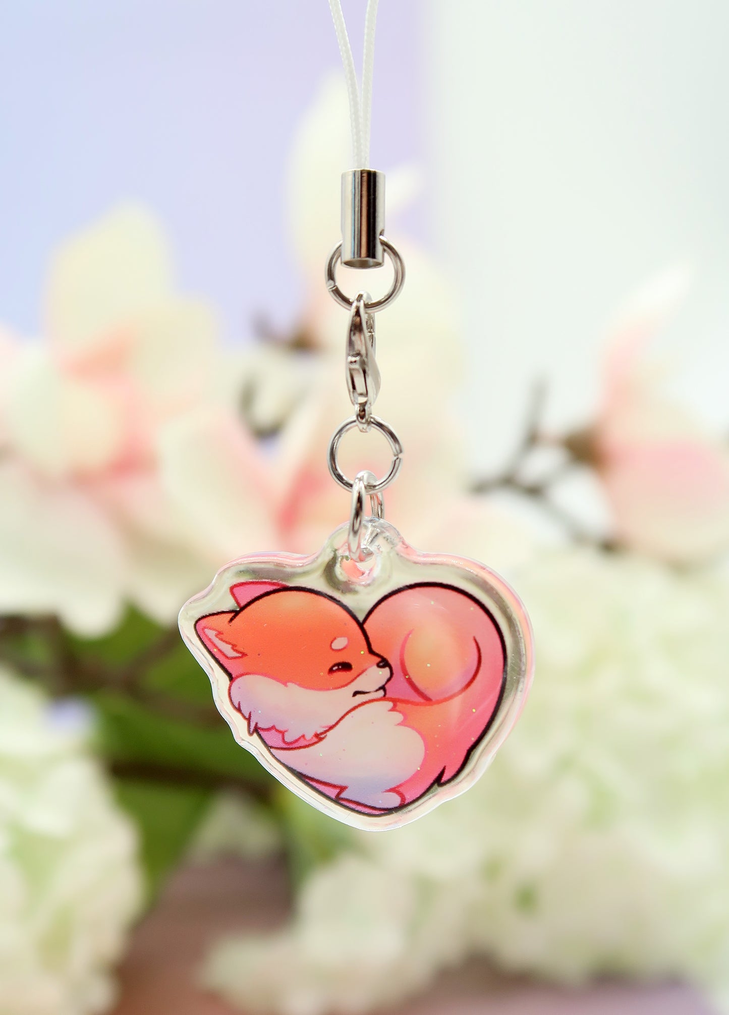Heart-shapped animals - Phone charms
