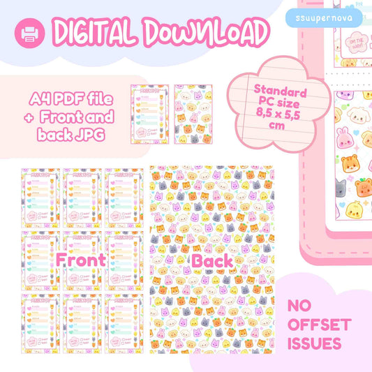 ATEEZ "Tinyteez" Binder fillers