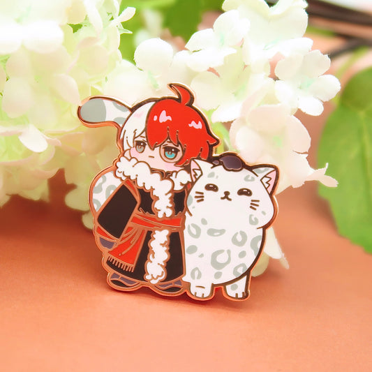 Winter AU enamel pins
