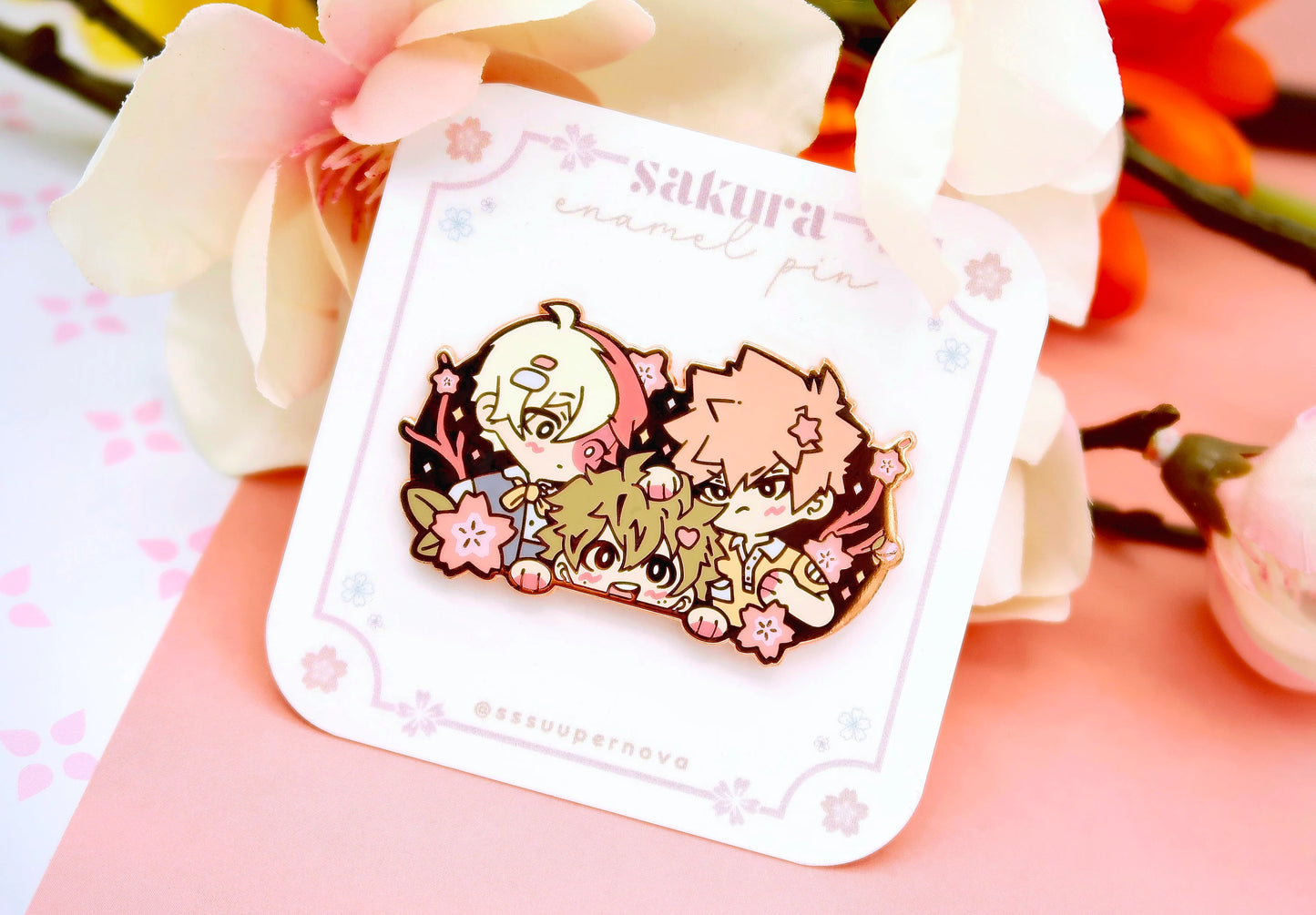 Sakura Enamel Pin