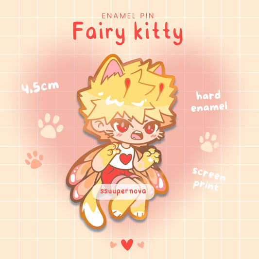 Fairy Kitty - Enamel Pin