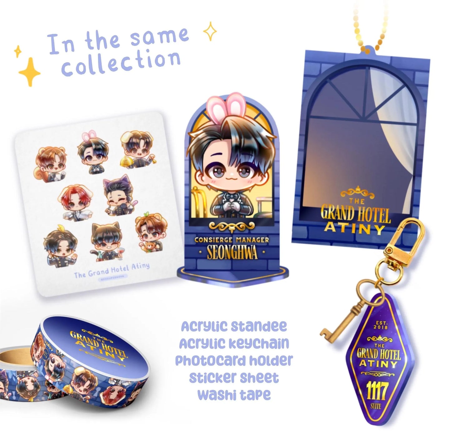 ATEEZ x Grand Hotel - Standees