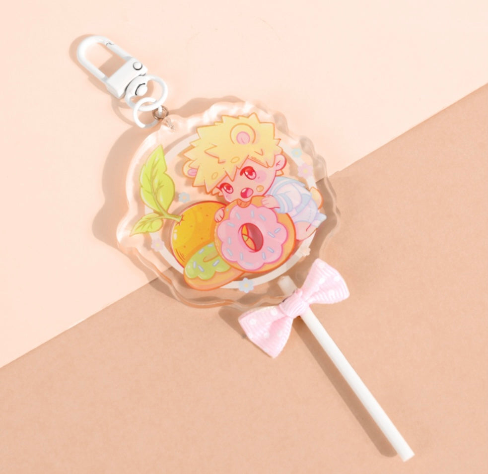 Chibi lollipop charm (leftover)