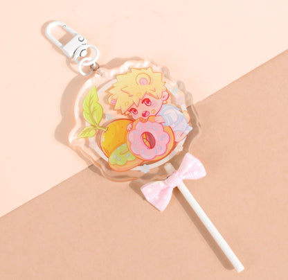 Chibi lollipop charm (leftover)