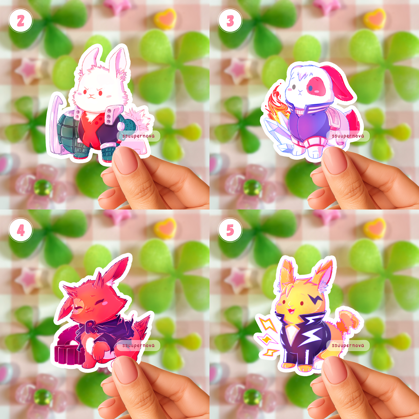 Bunnies Stickers