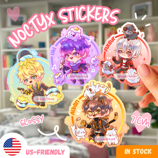 Nijisanji EN Noctyx Stickers