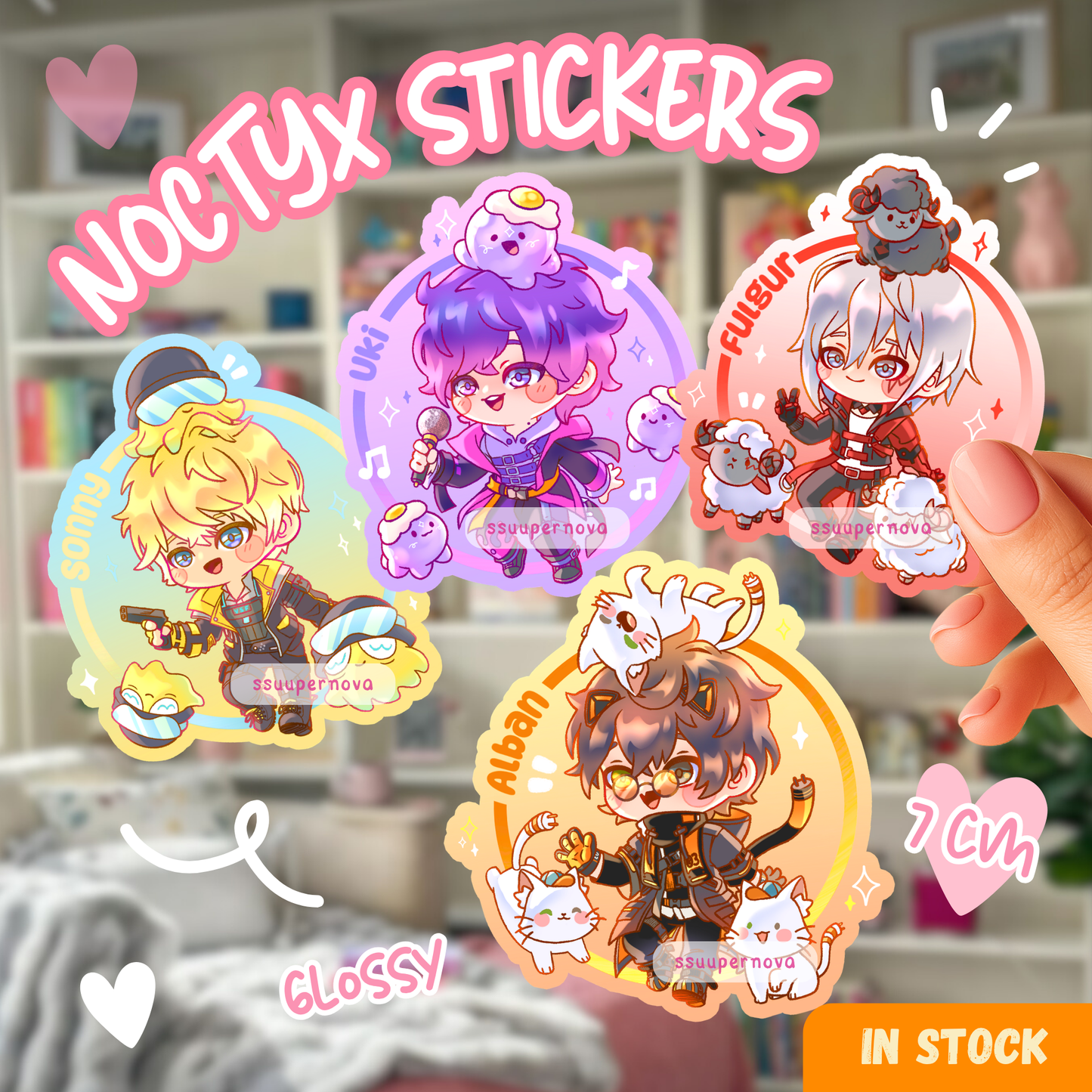 Nijisanji EN Noctyx Stickers