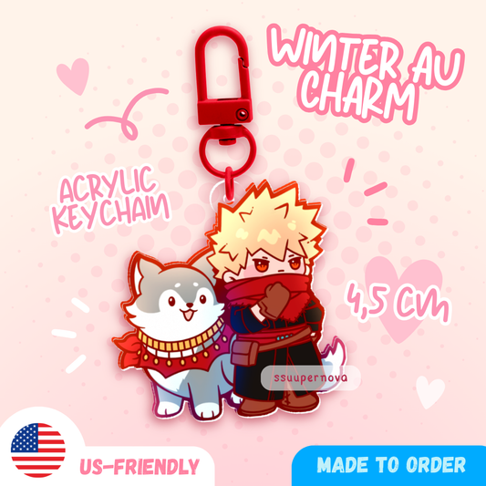 Winter AU Charm (Made to order)