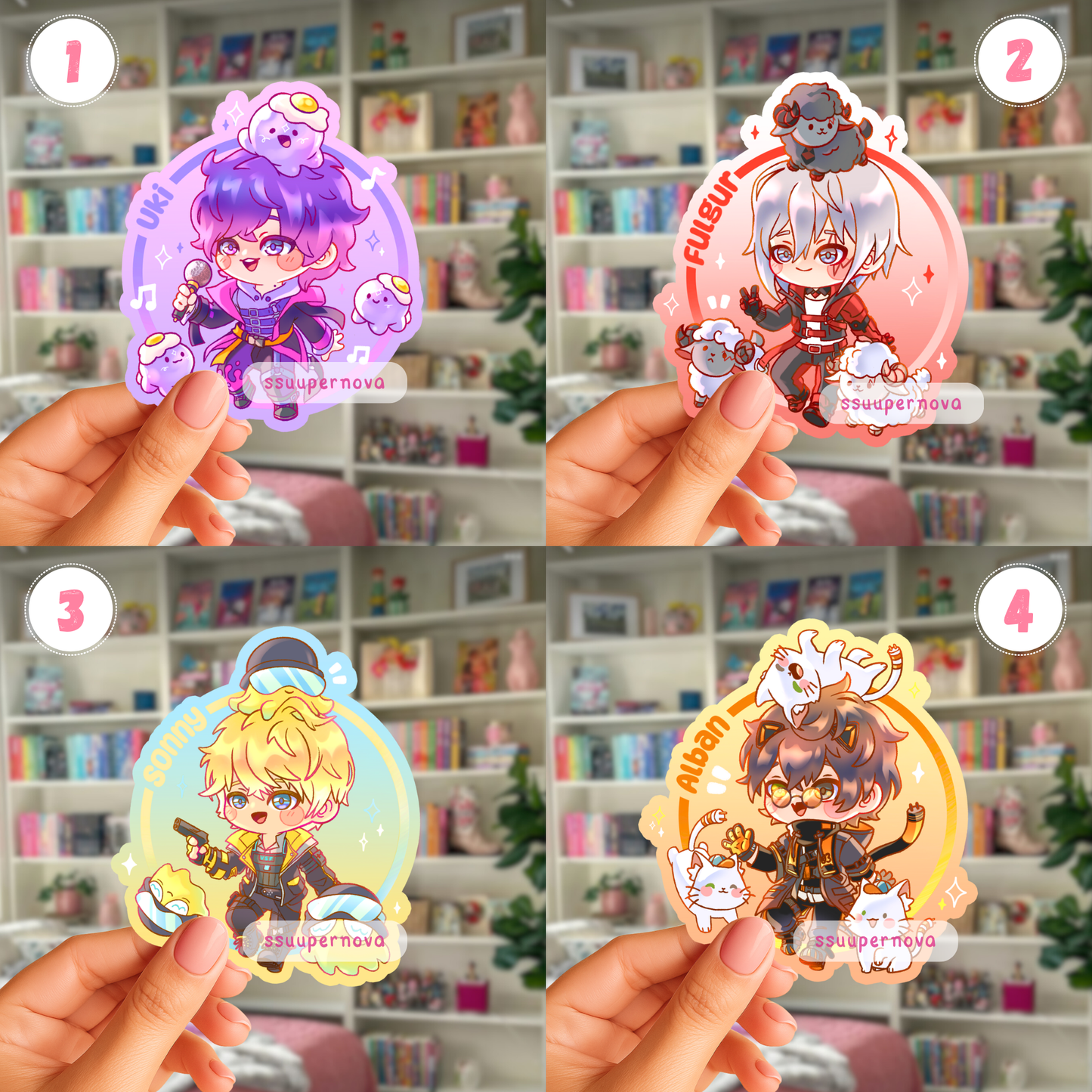 Nijisanji EN Noctyx Stickers