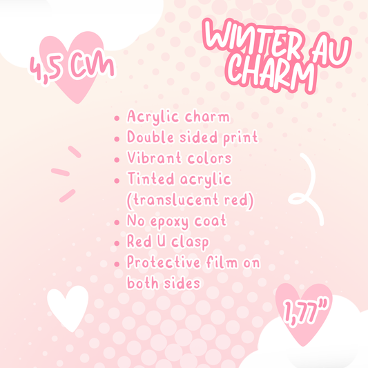 Winter AU Charm (Made to order)