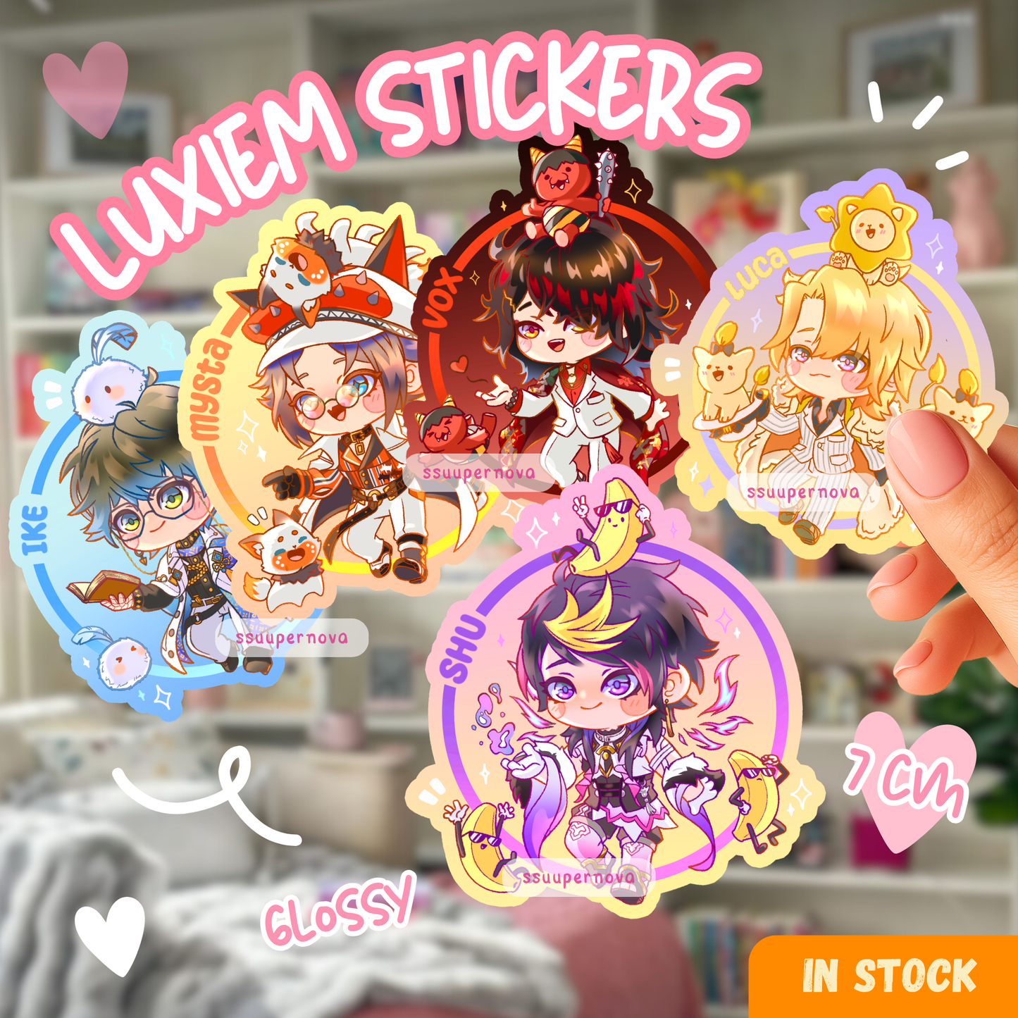 Nijisanji EN Luxiem Stickers