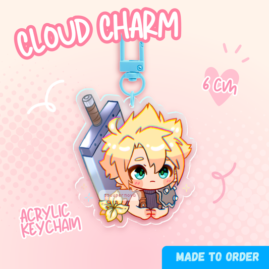 Cloud charm (Made to order)