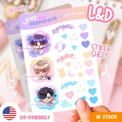 L&D Sticker sheet