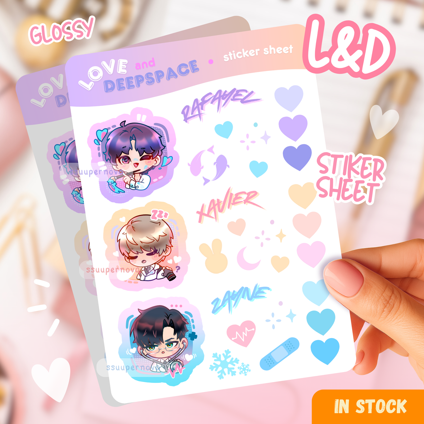 L&D Sticker sheet