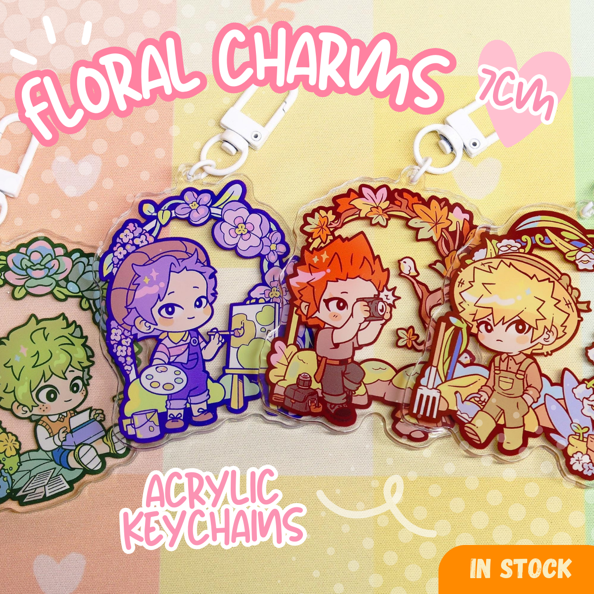 Floral charms
