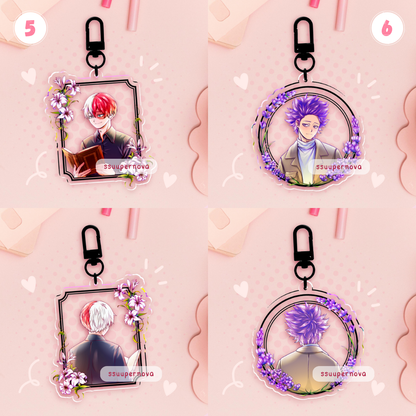 Flowers - Acrylic Charms (Made to order)