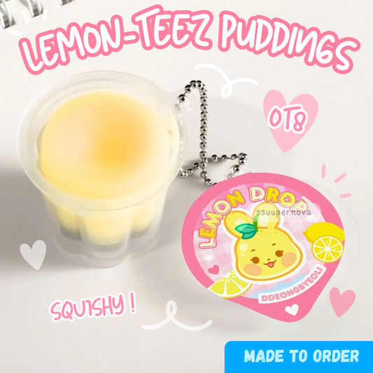 ATEEZ "Lemon-teez" pudding charms