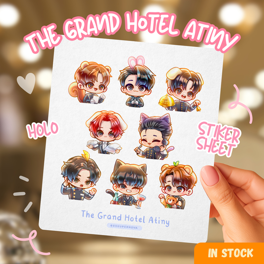 ATEEZ x Grand Hotel - Sticker sheet