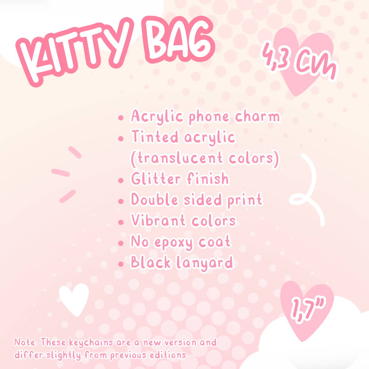 Kitty Bag - Phone Charms (Made to order)