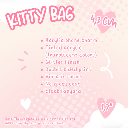 Kitty Bag - Phone Charms (Made to order)