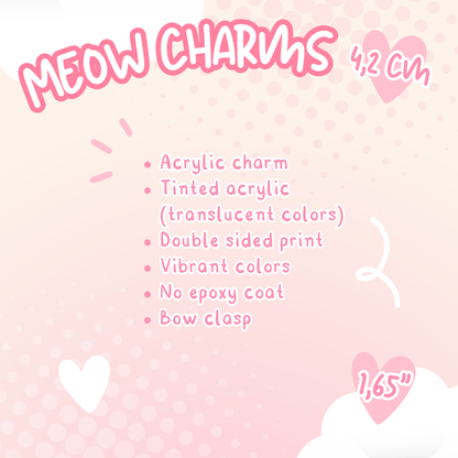 Meow Charms (Made to order)