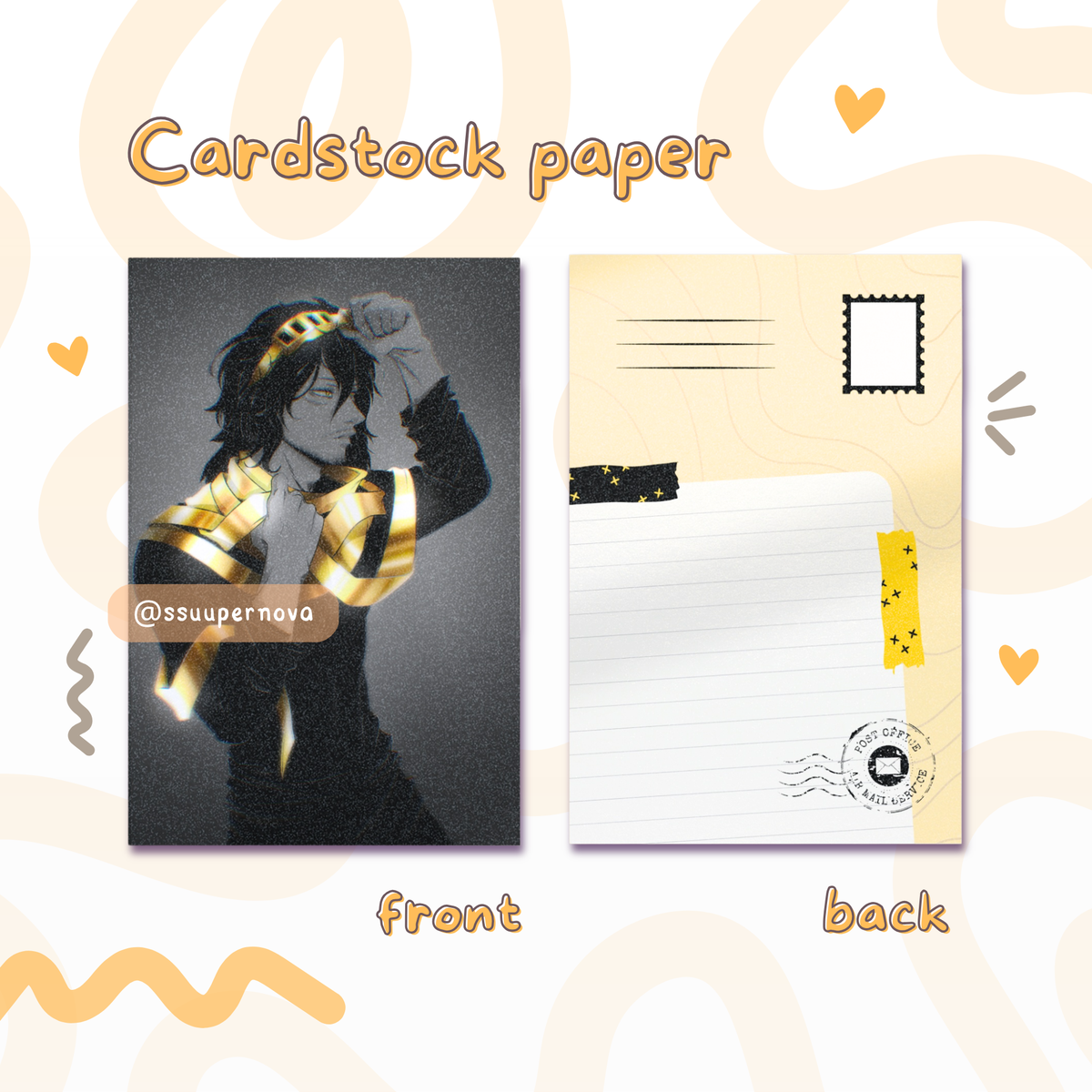 Aizawa "Gold" postcard