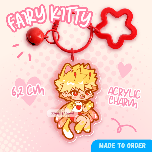 Fairy Kitty Charm (Made to order)
