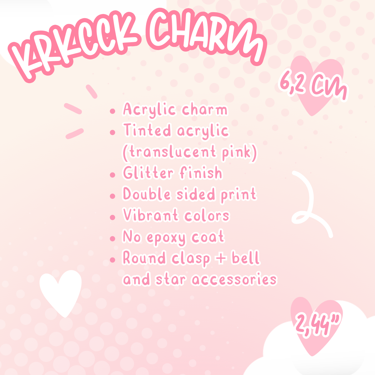 Krkcck Sakura Charm (Made to order)