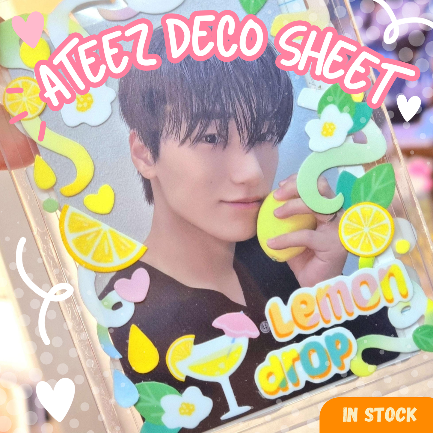 ATEEZ "Lemon Drop" Deco sticker sheets