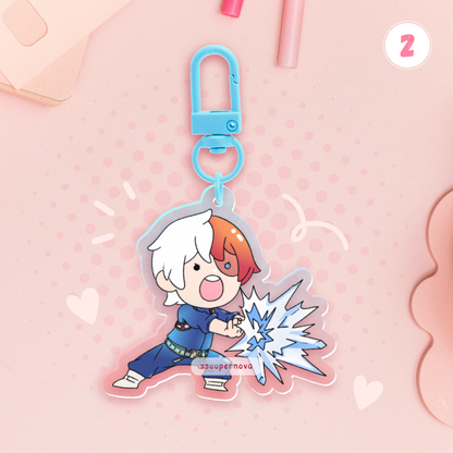Smol heroes - Acrylic Charms (Made to order)