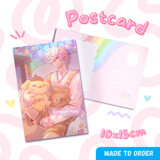Baku "kawaii" postcard
