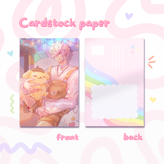 Baku "kawaii" postcard