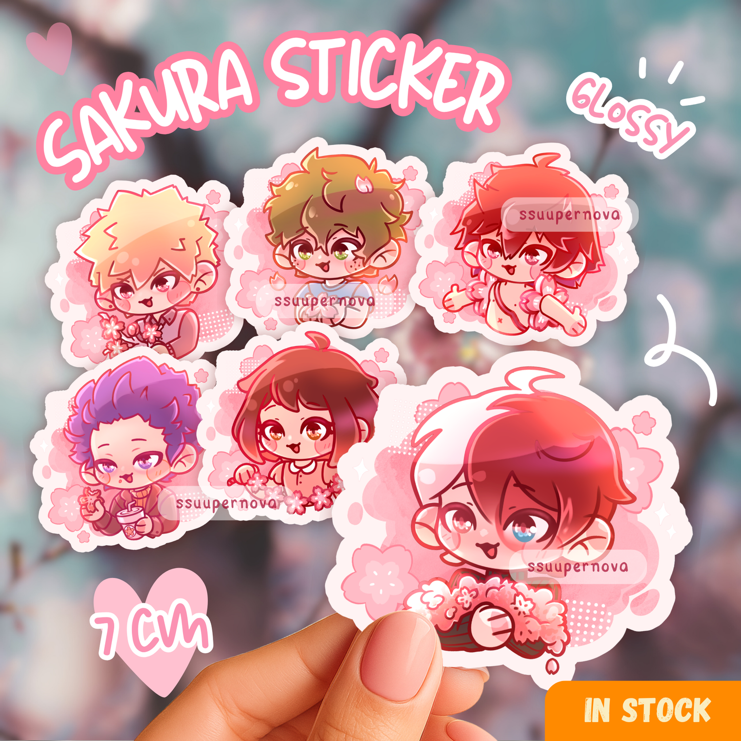 Cherry Blossom Stickers
