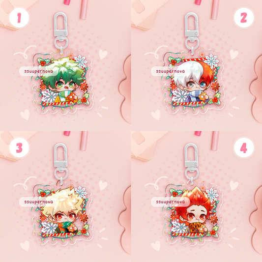 Xmas - Acrylic Charms (Made to order)
