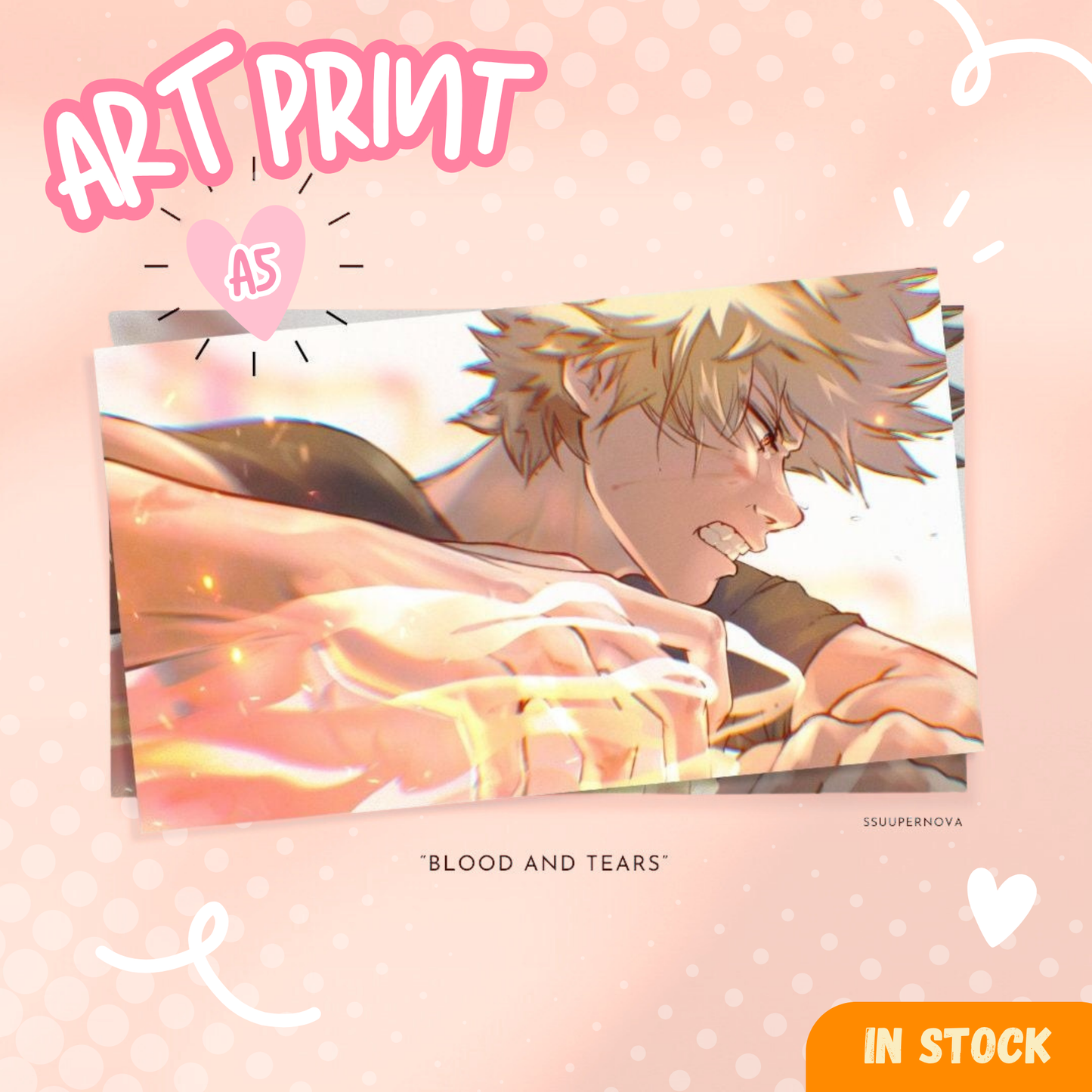 Art print "Blood and tears"