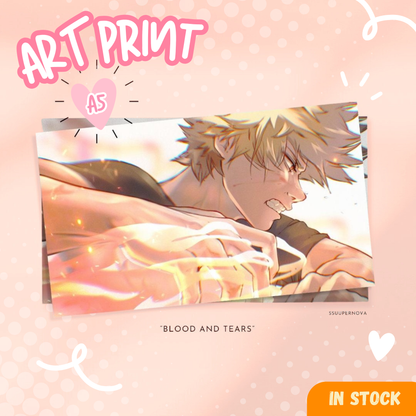 Art print "Blood and tears"