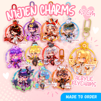 NIJI boys - Acrylic Charm (Made to order)