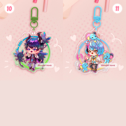 NIJI boys - Acrylic Charm (Made to order)