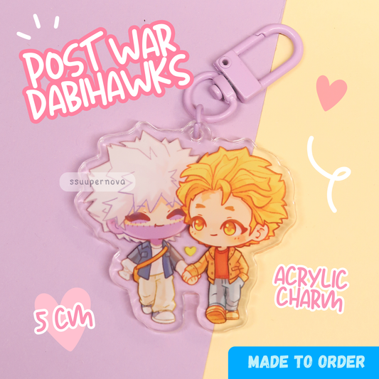 Post War - Acrylic charm (Made to order)