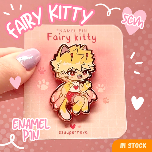 Fairy Kitty - Enamel Pin