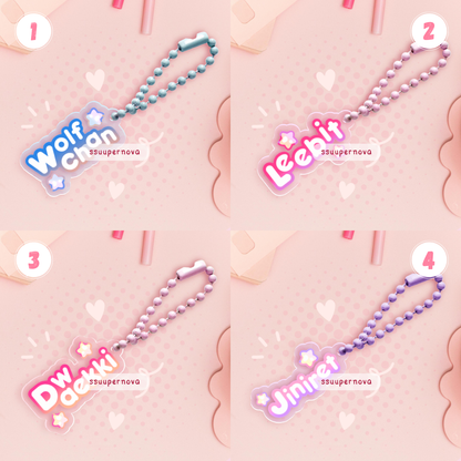 SKZOO name charms (Made to order)
